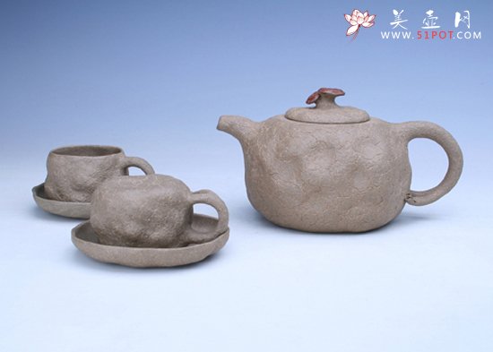 紫砂壶图片：供春套具 - 宜兴紫砂壶网