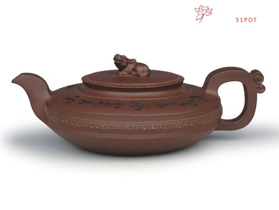 紫砂壶图片：古兽窥今 - 宜兴紫砂壶网