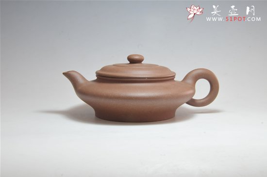 紫砂壶图片：虚扁 - 宜兴紫砂壶网