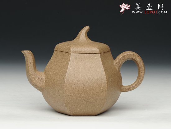 紫砂壶图片：六方瓜硕 - 宜兴紫砂壶网