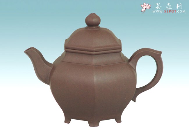 紫砂壶图片：六六大顺 140CC - 宜兴紫砂壶网