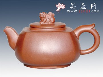 紫砂壶图片：飞天神兽 - 宜兴紫砂壶网