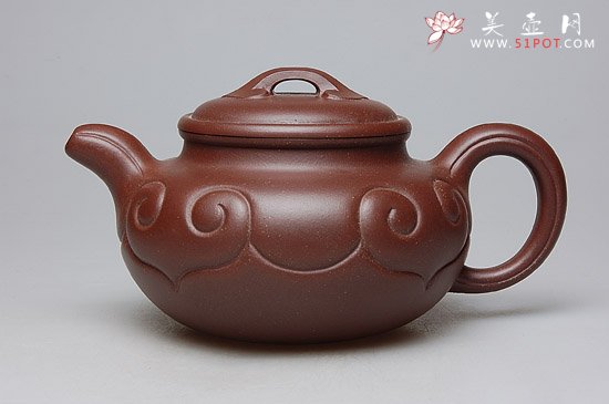 紫砂壶图片：仿古如意 - 宜兴紫砂壶网