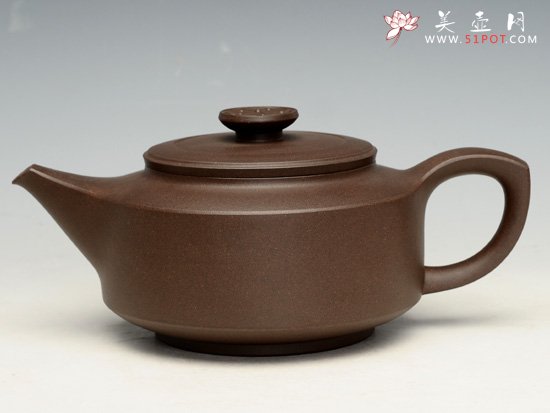 紫砂壶图片：梅花周盘   容量：450cc - 宜兴紫砂壶网