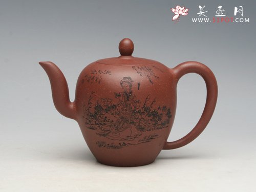 紫砂壶图片：美人肩（全手工） - 宜兴紫砂壶网