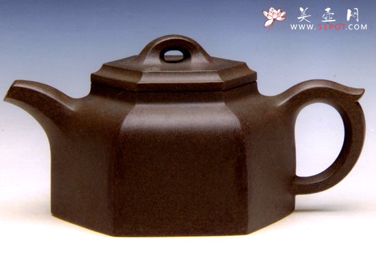 紫砂壶图片：六方井泉 - 宜兴紫砂壶网