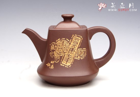 紫砂壶图片：瓦当 - 宜兴紫砂壶网