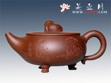 紫砂壶图片：龙生九子 - 宜兴紫砂壶网