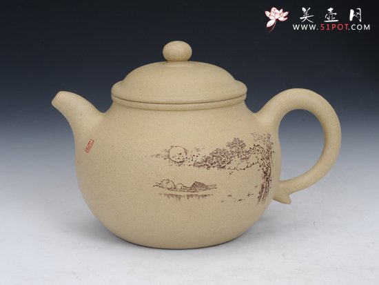 紫砂壶图片：掇只 - 宜兴紫砂壶网