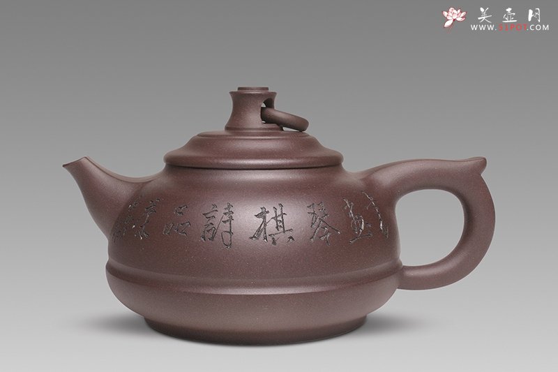 紫砂壶图片：艺圈壶 - 宜兴紫砂壶网