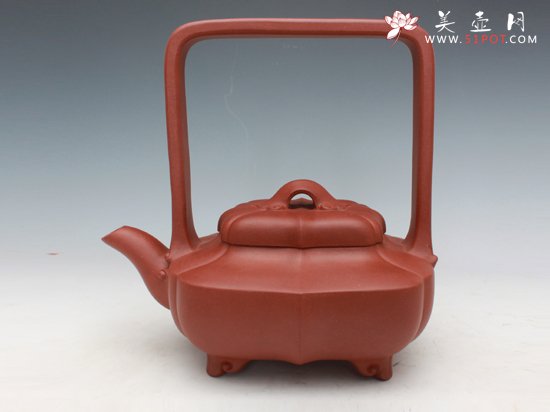 紫砂壶图片：四季如意提梁 - 宜兴紫砂壶网