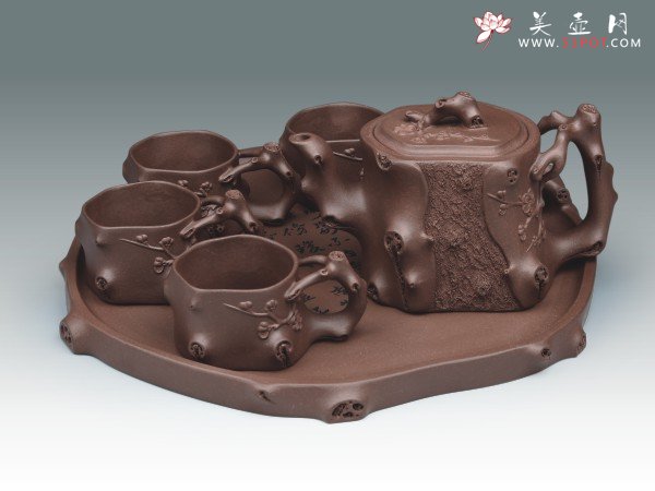 紫砂壶图片：梅椿 - 宜兴紫砂壶网