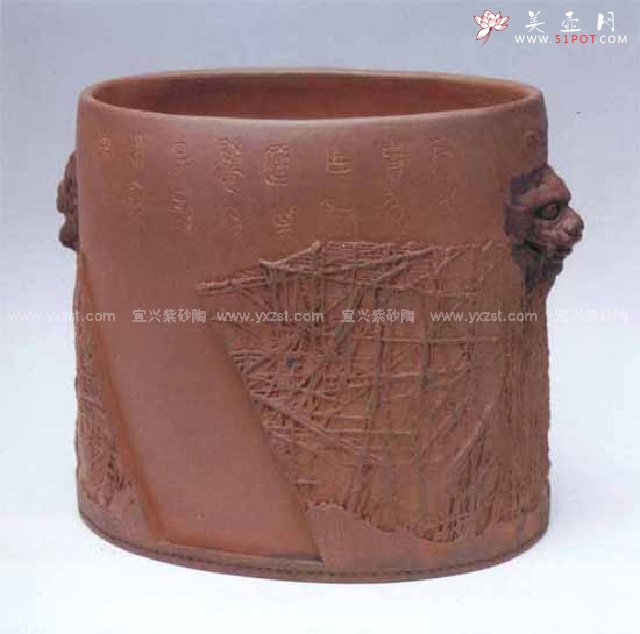 紫砂壶图片：庄子游 - 宜兴紫砂壶网