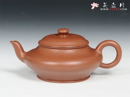 紫砂壶图片：扁灯 - 宜兴紫砂壶网