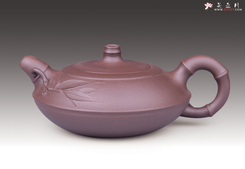 紫砂壶图片：线竹春 - 宜兴紫砂壶网
