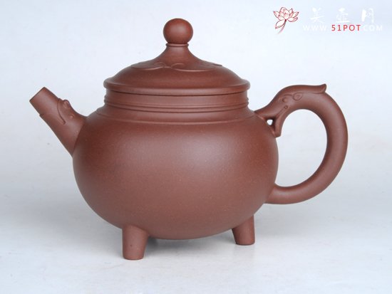 紫砂壶图片：游龙戏珠 - 宜兴紫砂壶网