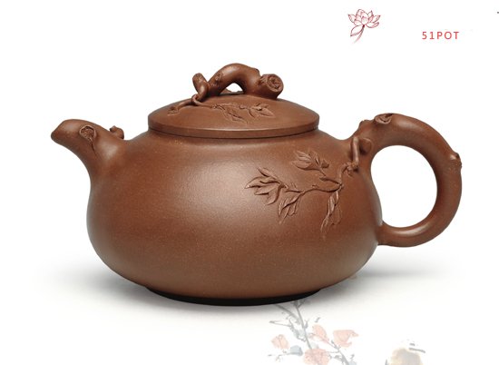 紫砂壶图片：玉兰壶 - 宜兴紫砂壶网