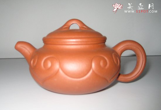 紫砂壶图片：小仿古如意 - 宜兴紫砂壶网