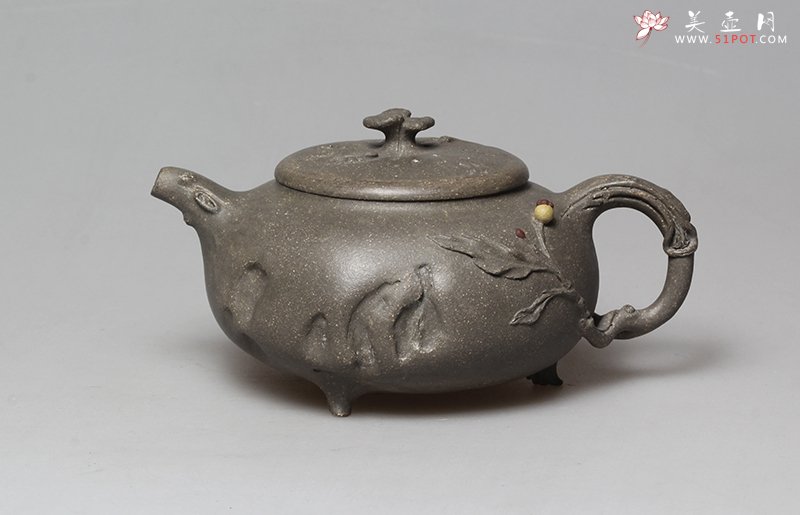 紫砂壶图片：年轮系列之石榴 - 宜兴紫砂壶网