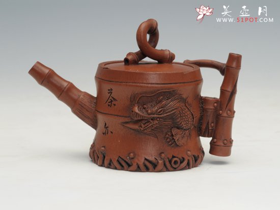 紫砂壶图片：一条龙系列五 - 宜兴紫砂壶网