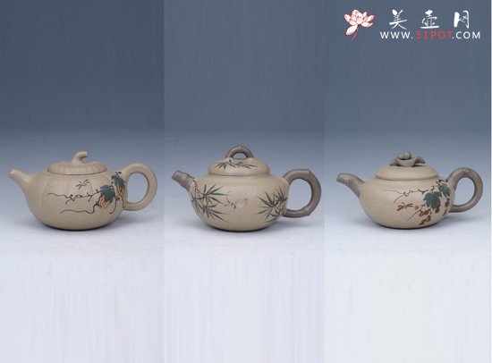 紫砂壶图片：田园风趣 - 宜兴紫砂壶网