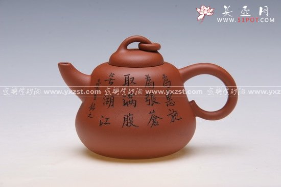 紫砂壶图片：曼生葫芦 - 宜兴紫砂壶网