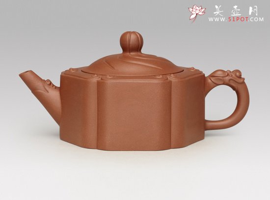 紫砂壶图片：龙头如意 - 宜兴紫砂壶网