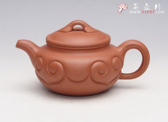 紫砂壶图片：仿古如意 - 宜兴紫砂壶网