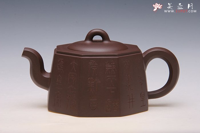 紫砂壶图片：八方壶 - 宜兴紫砂壶网