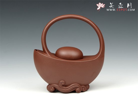 紫砂壶图片：财源滚滚 - 宜兴紫砂壶网