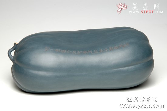 紫砂壶图片：冬瓜枕 - 宜兴紫砂壶网
