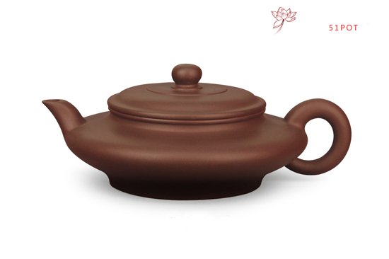 紫砂壶图片：虚扁 - 宜兴紫砂壶网