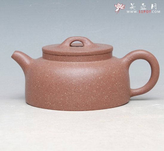 紫砂壶图片：平盖莲子 - 宜兴紫砂壶网