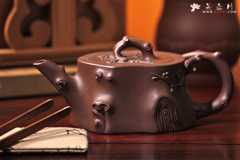 紫砂壶图片：梅桩 - 宜兴紫砂壶网