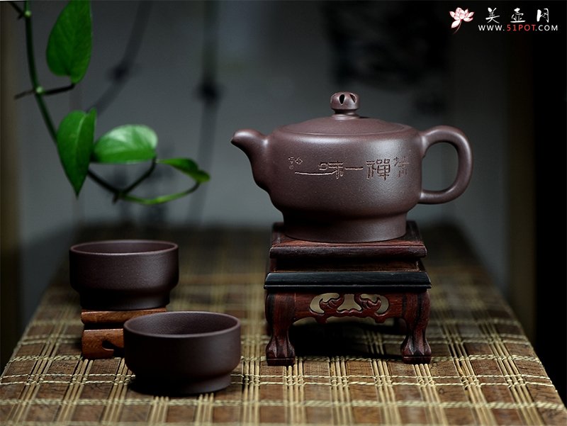 紫砂壶图片：茶禅一味 - 宜兴紫砂壶网