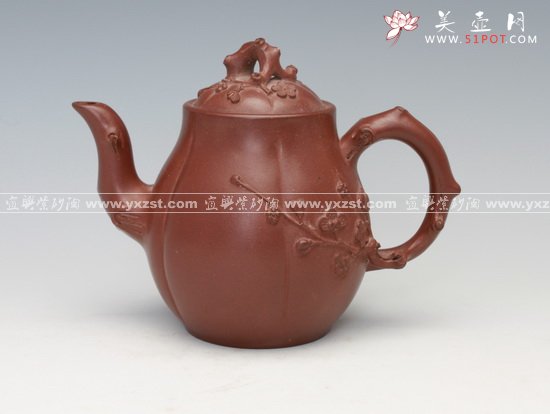 紫砂壶图片：高梅花 - 宜兴紫砂壶网