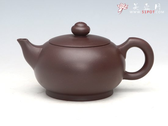 紫砂壶图片：雅玉（紫泥）200ML - 宜兴紫砂壶网