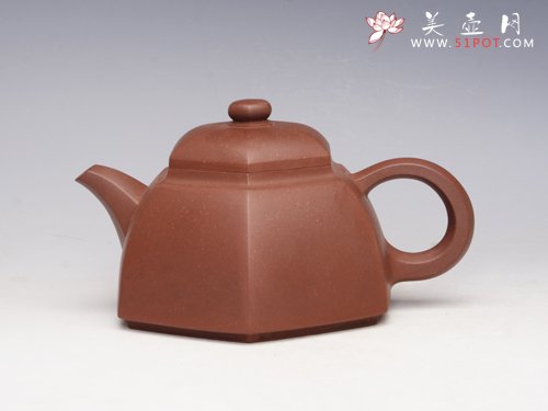 紫砂壶图片：六方清泉 - 宜兴紫砂壶网