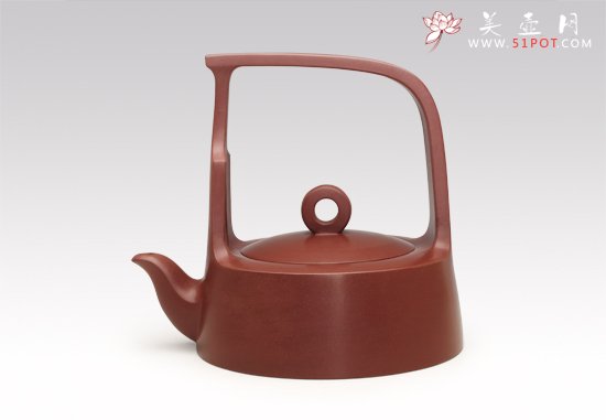 紫砂壶图片：鹧鸪提梁 - 宜兴紫砂壶网