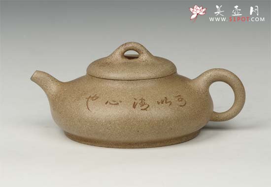 紫砂壶图片：平脚石瓢 - 宜兴紫砂壶网