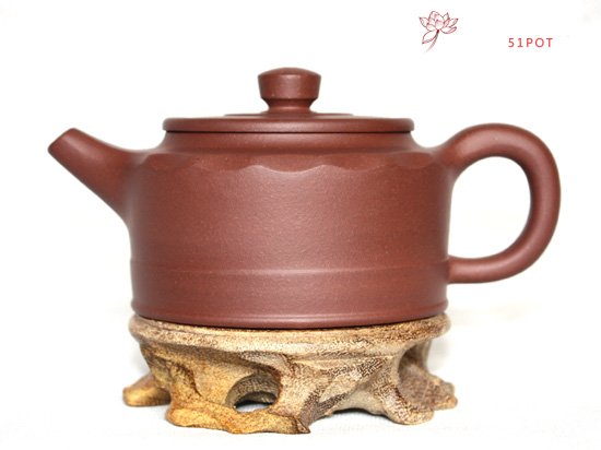 紫砂壶图片：底槽青 旋神壶 - 宜兴紫砂壶网