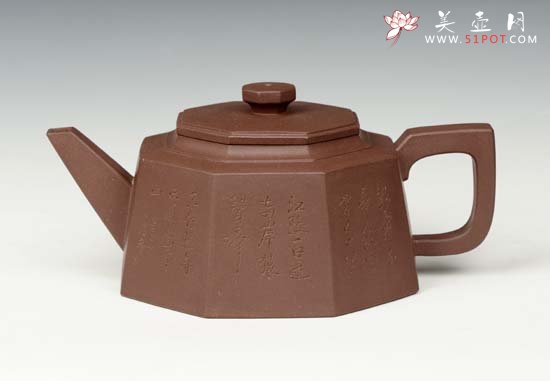 紫砂壶图片：八方井栏 - 宜兴紫砂壶网