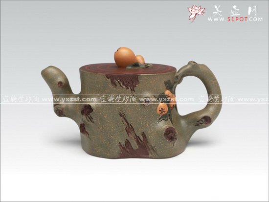 紫砂壶图片：枇杷1 - 宜兴紫砂壶网