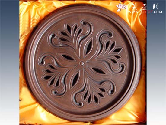 紫砂壶图片：菊花茶海 - 宜兴紫砂壶网