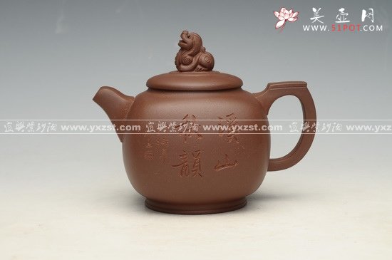 紫砂壶图片：浑方狮顶 - 宜兴紫砂壶网