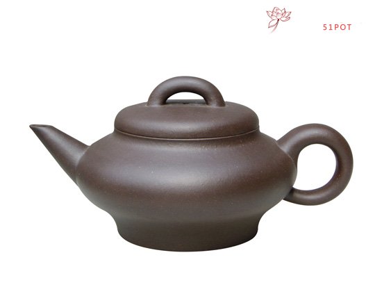 紫砂壶图片：虚扁 - 宜兴紫砂壶网