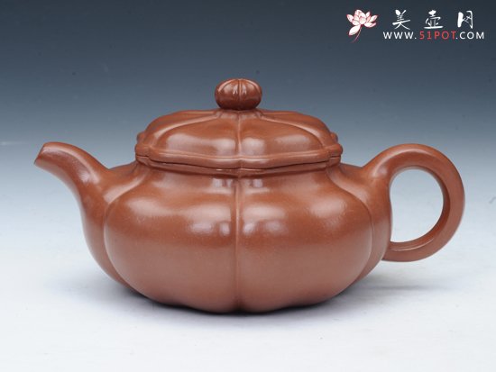 紫砂壶图片：葵仿鼓 - 宜兴紫砂壶网