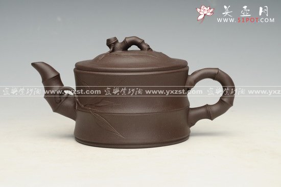 紫砂壶图片：竹段 - 宜兴紫砂壶网