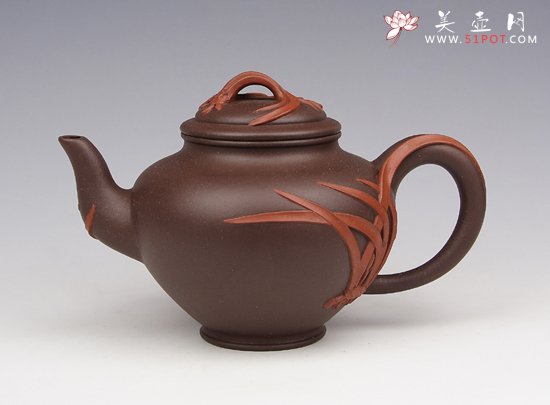 紫砂壶图片：幽兰报春 - 宜兴紫砂壶网