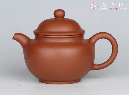 紫砂壶图片：朱泥掇球 - 宜兴紫砂壶网